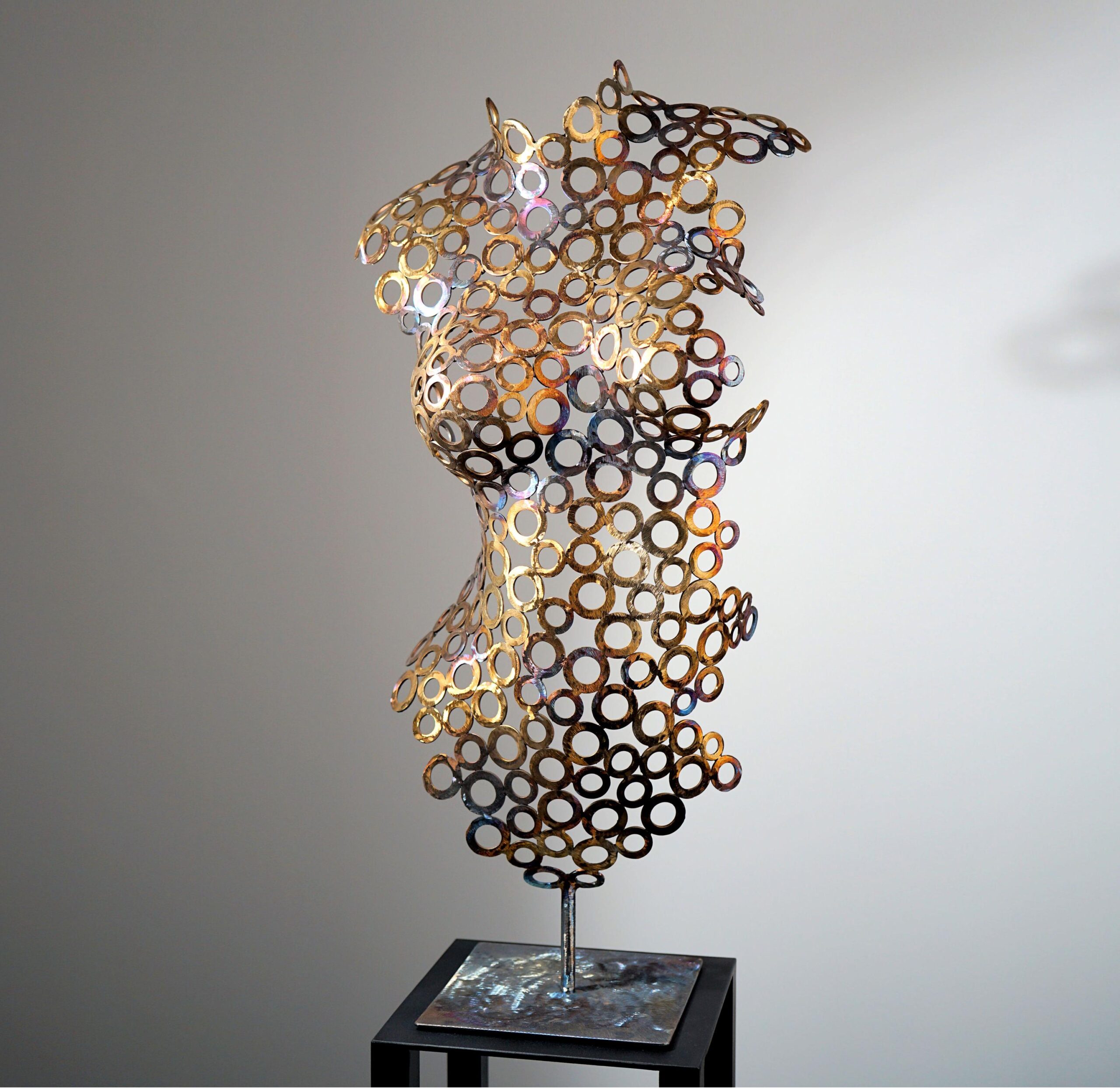 An application scenario or product detail of metal sculpture abstract - Image 1