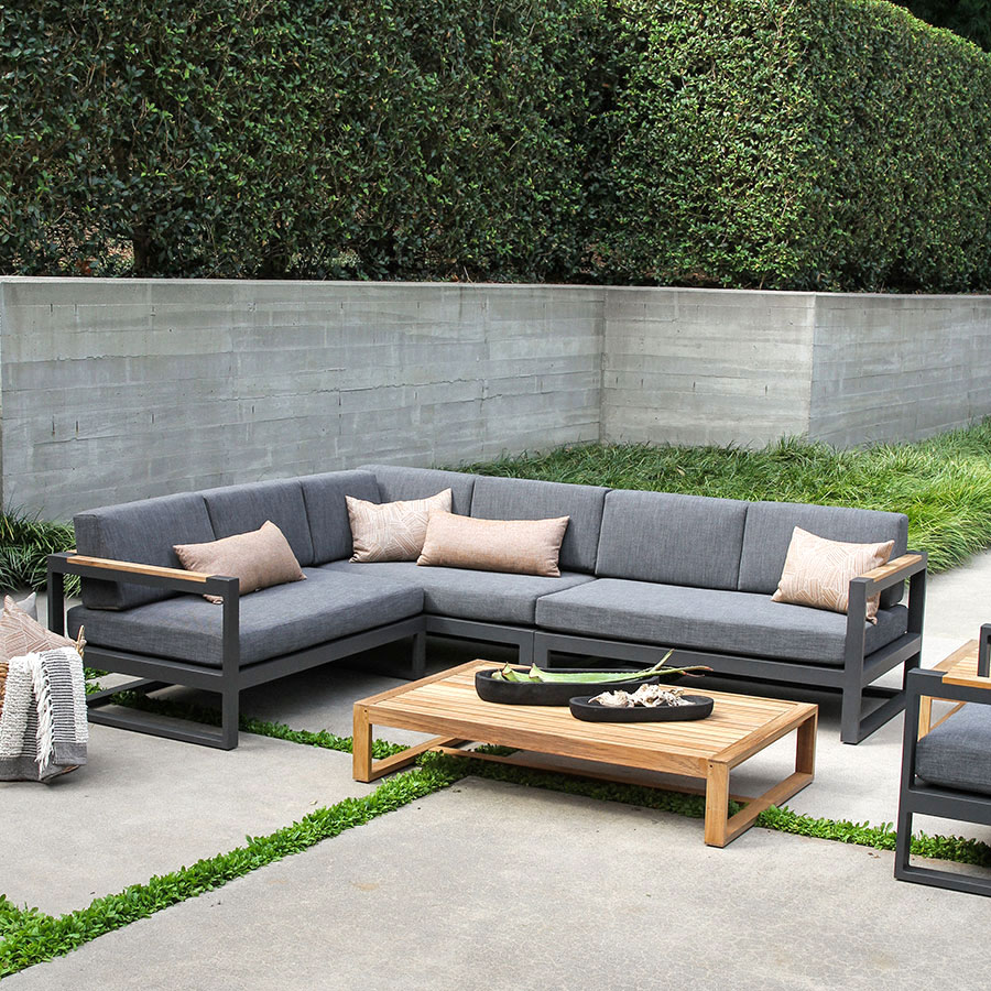 An application scenario or product detail of metal sofa outdoor - Image 5
