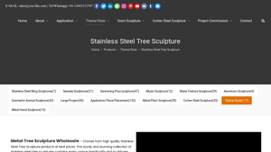 MetalSculpture - Stainless Steel Tree Sculptures