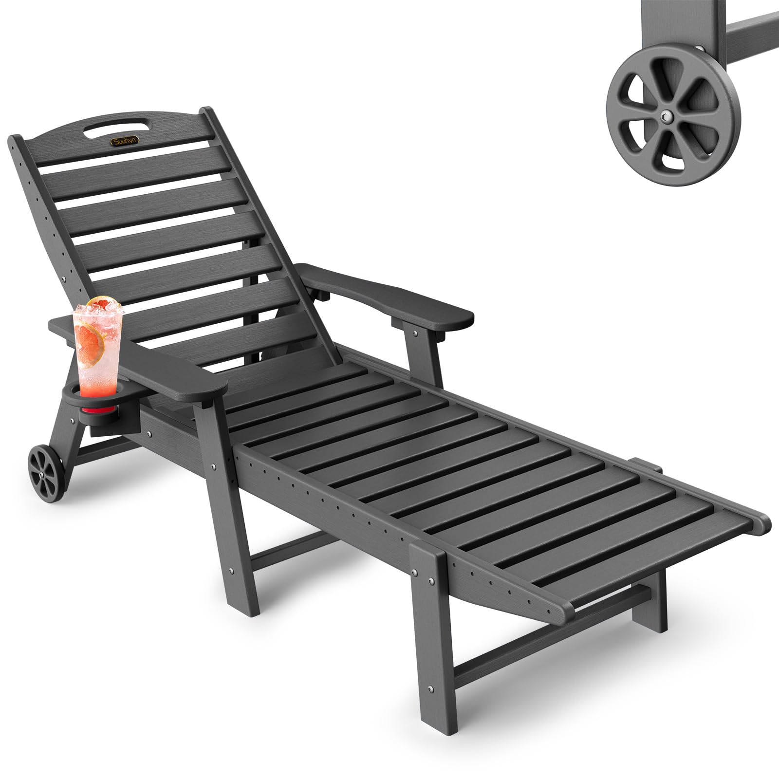 An application scenario or product detail of modern chaise lounge chairs outdoor - Image 5