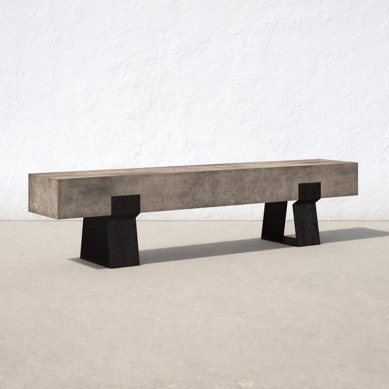 An application scenario or product detail of modern outdoor bench - Image 4