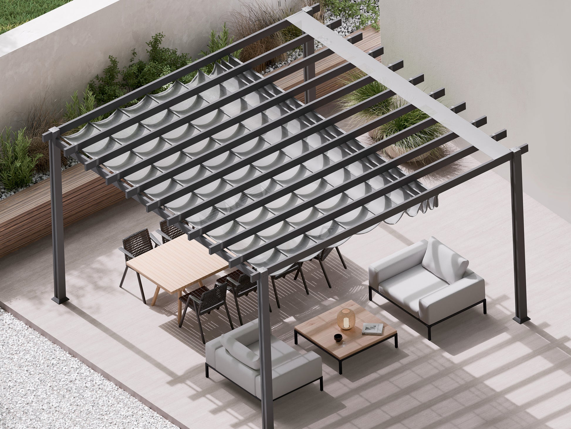 An application scenario or product detail of modern pergola - Image 11
