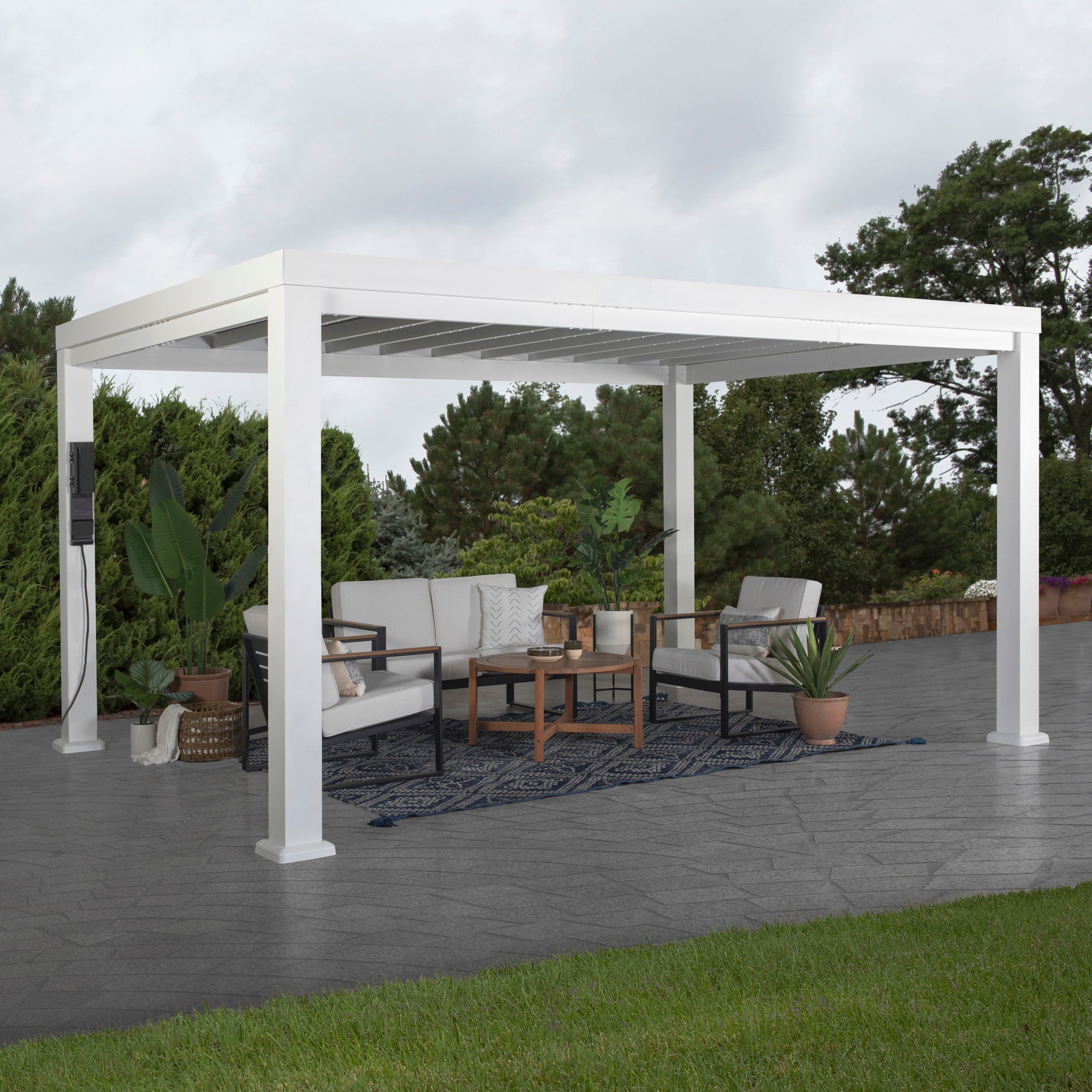 An application scenario or product detail of modern pergola - Image 13