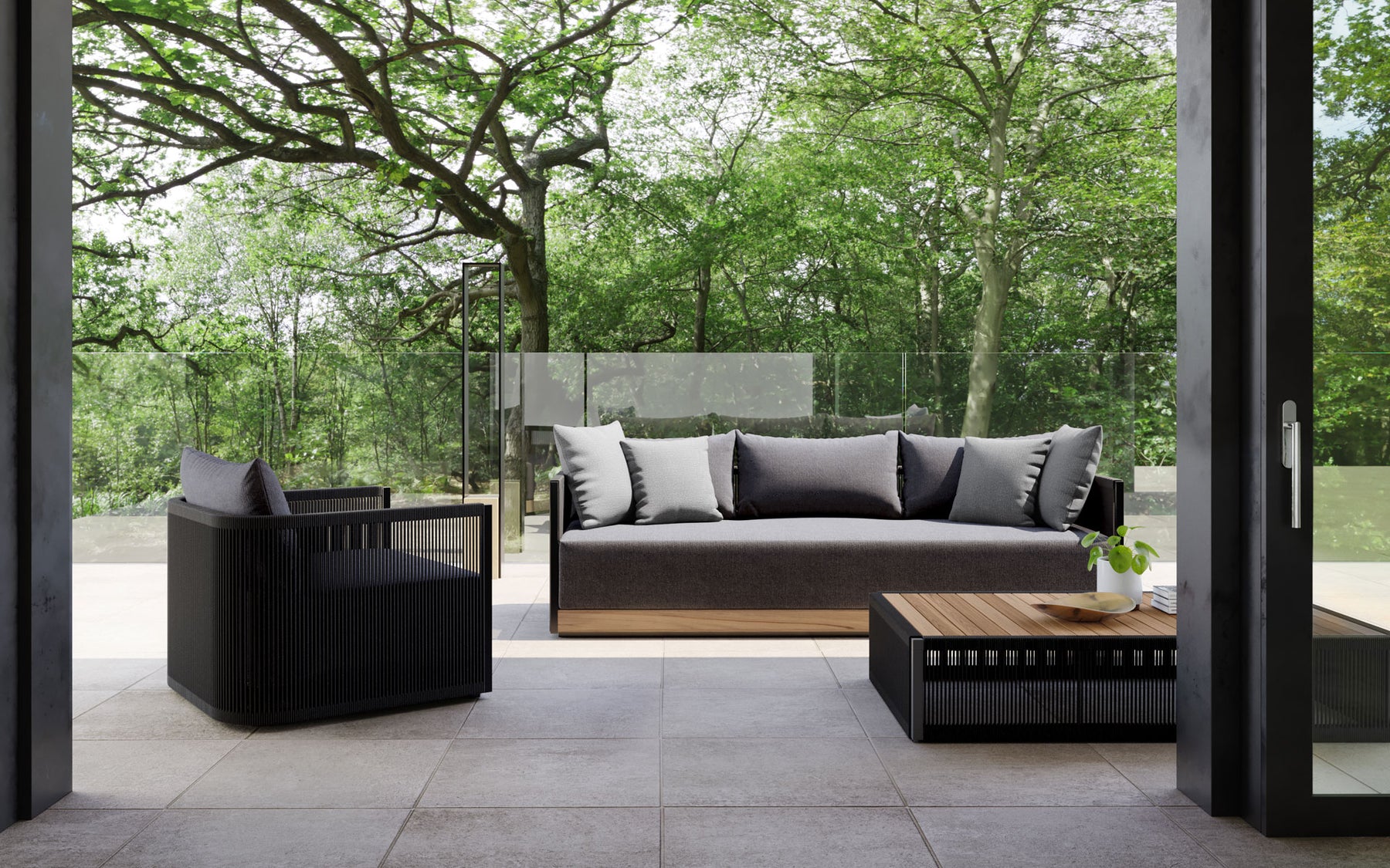 An application scenario or product detail of modern sofa outdoor - Image 15