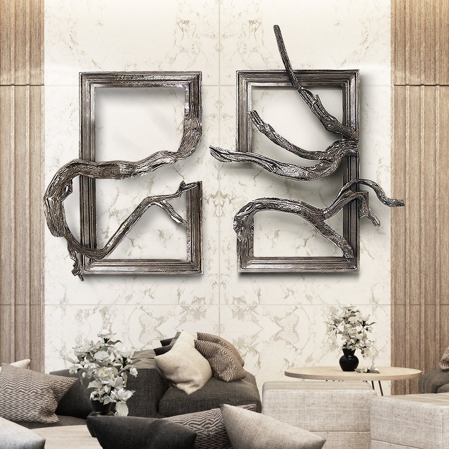 An application scenario or product detail of modern wall sculptures - Image 6