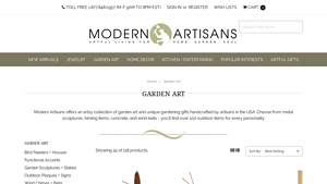 Modern Artisans - Hanging Garden Bat Sculpture
