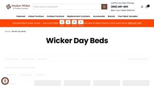 Modern Wicker - All-Weather Daybeds