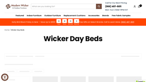Modern Wicker - All-Weather Daybeds