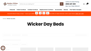 Modern Wicker - All-Weather Daybeds