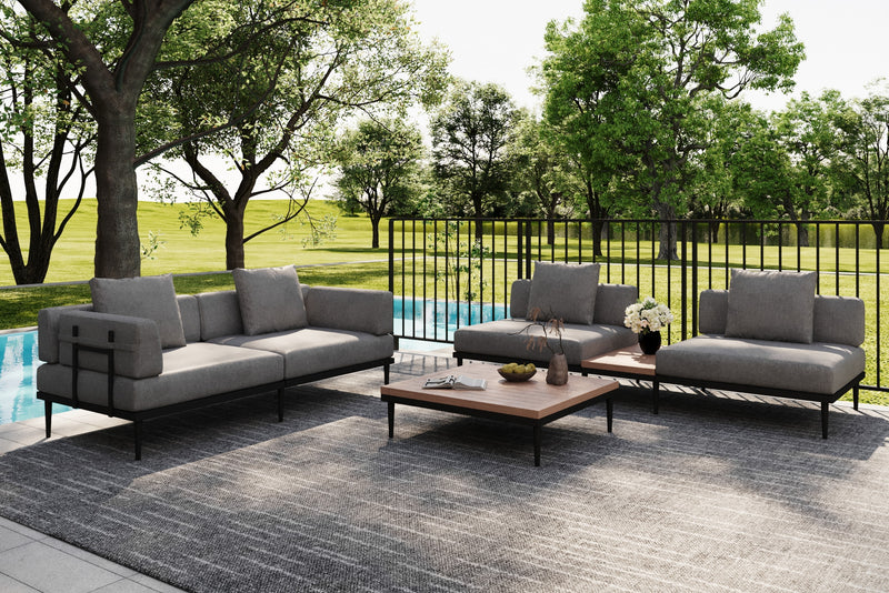 An application scenario or product detail of modular outdoor sofa - Image 2