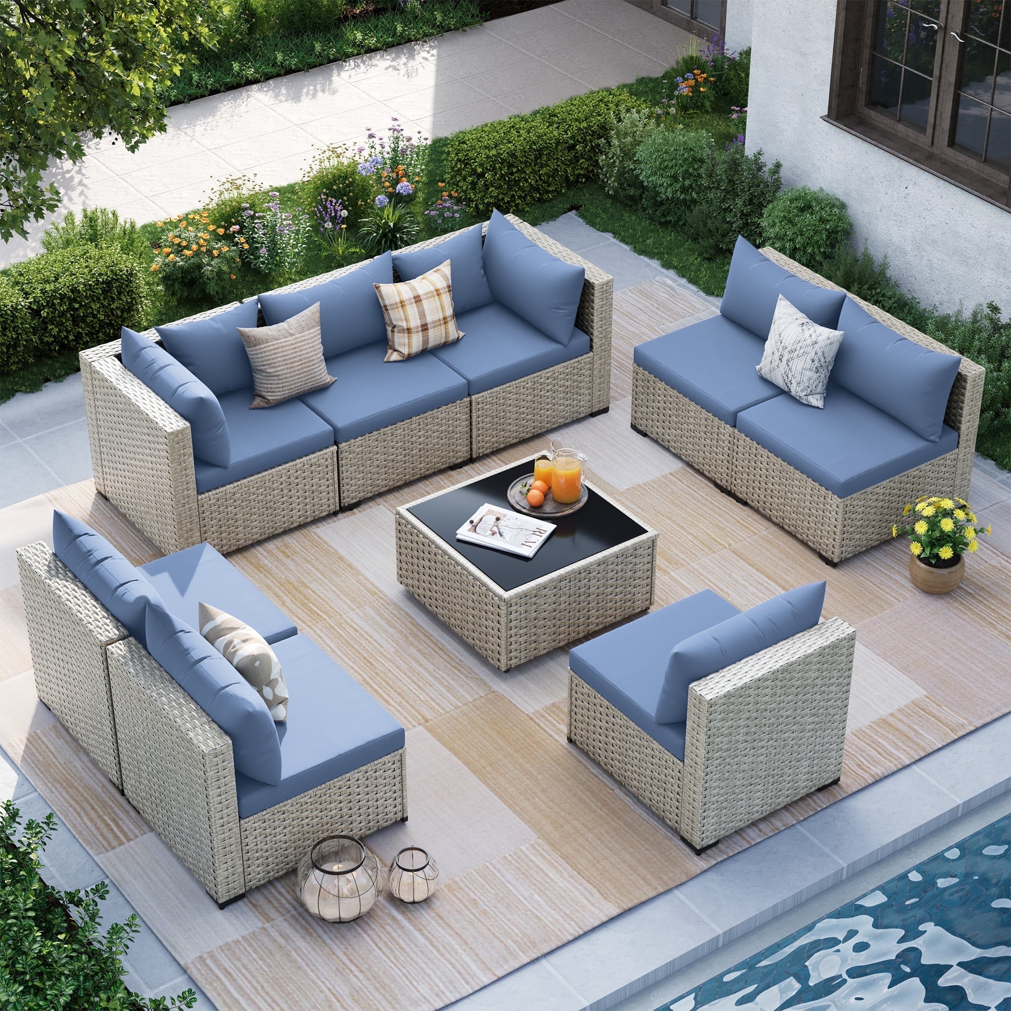An application scenario or product detail of modular outdoor sofa - Image 7