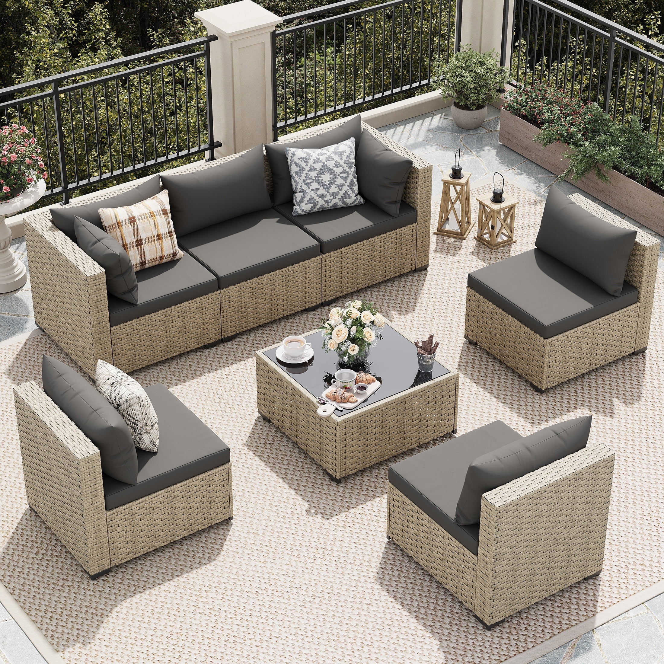An application scenario or product detail of modular outdoor sofa - Image 11