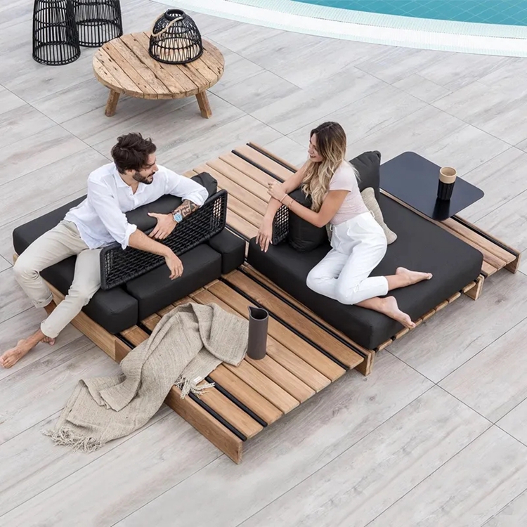 An application scenario or product detail of modular outdoor sofa - Image 14