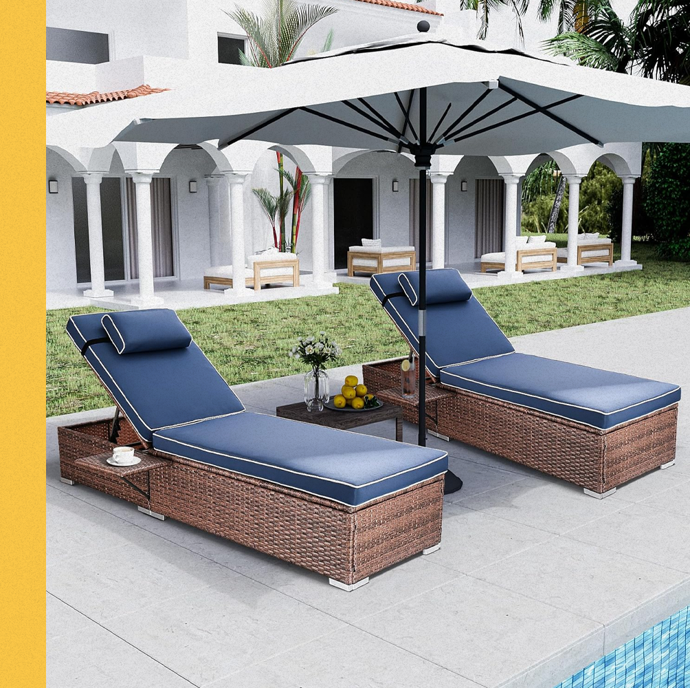An application scenario or product detail of most comfortable outdoor chaise lounge chairs - Image 12