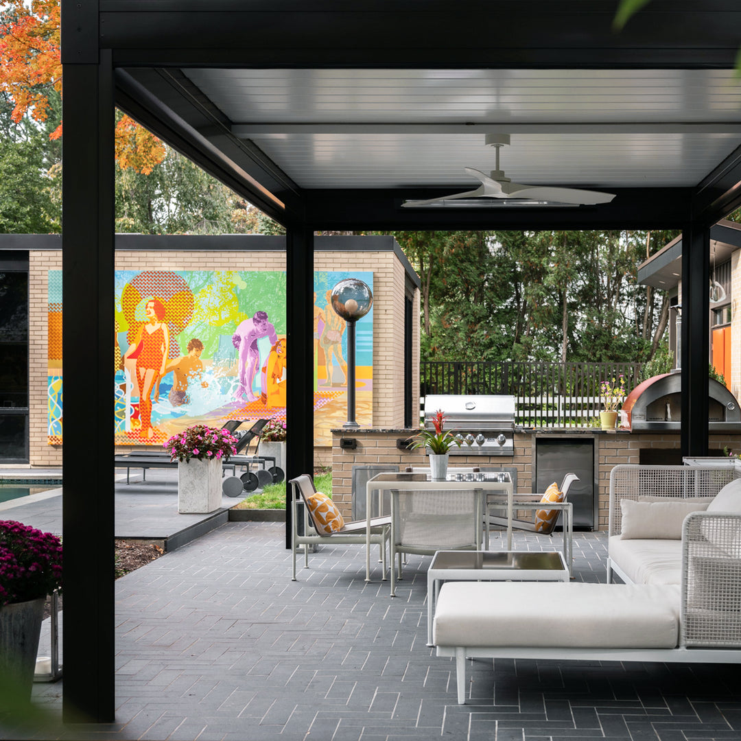 An application scenario or product detail of motorized pergola - Image 11