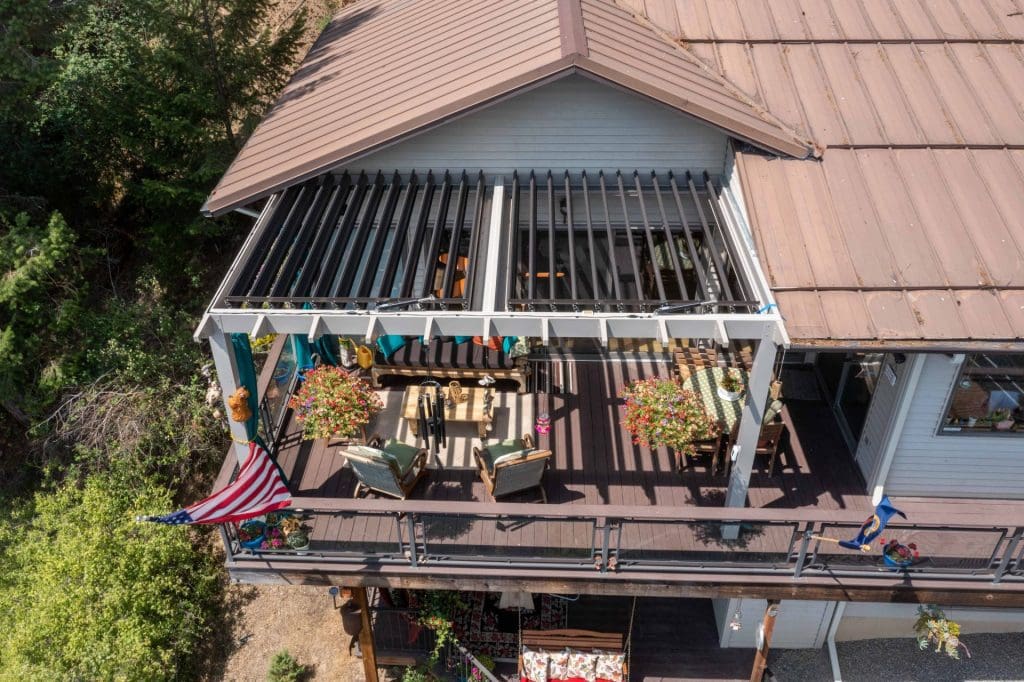 An application scenario or product detail of motorized pergola - Image 19