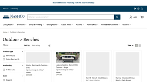 Signature Design by Ashley® - Visola Bench with Cushion