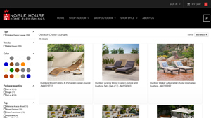 Noble House - Outdoor Wicker Lounge Sets