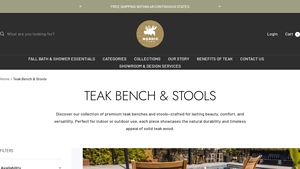 Nordic Teak - Premium Teak Benches & Stools