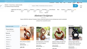 NOVICA - Unique Abstract Sculptures