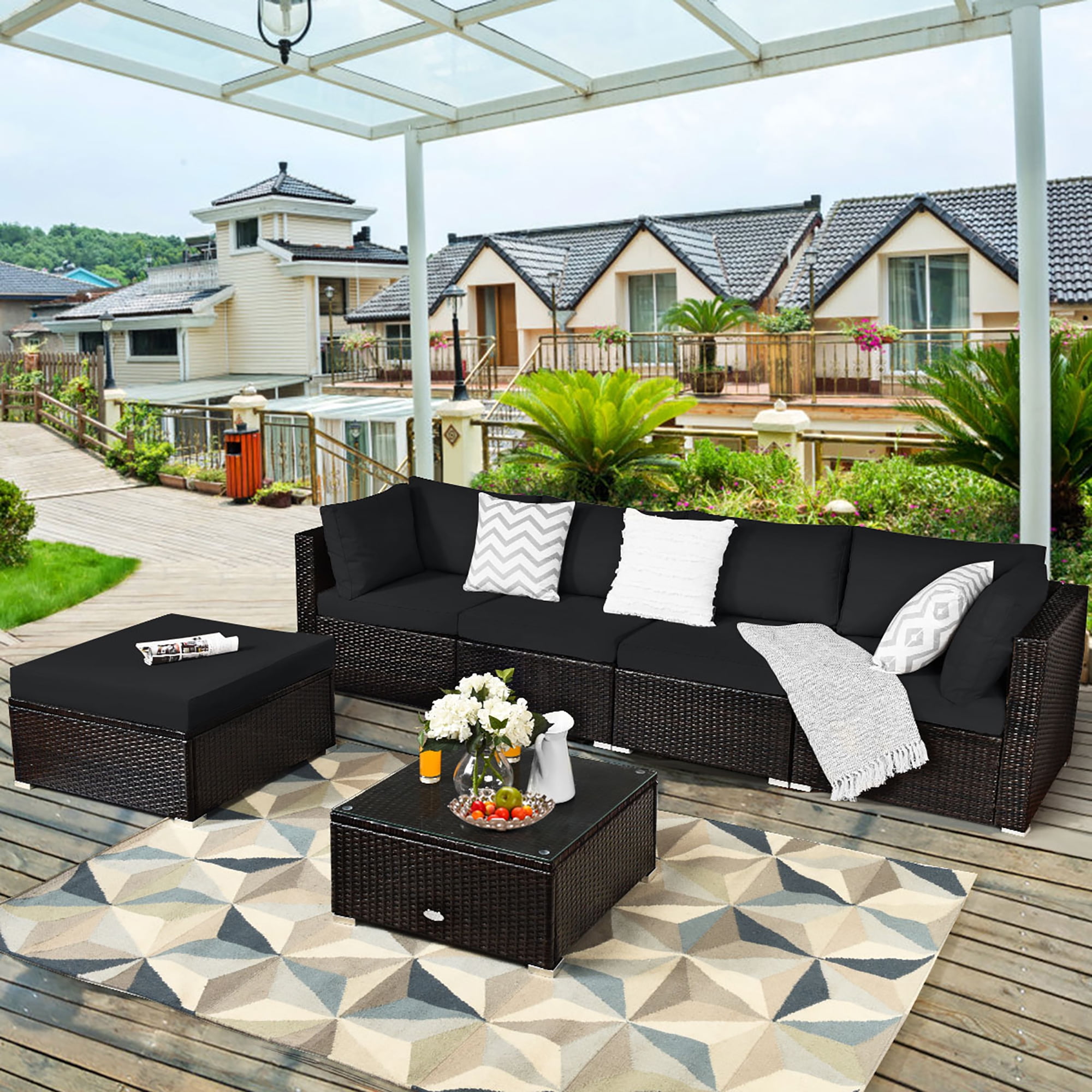 Featured image for the outdoor black wicker sofa guide