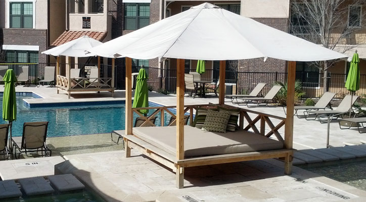 An application scenario or product detail of ​Outdoor Cabana Daybed - Image 12