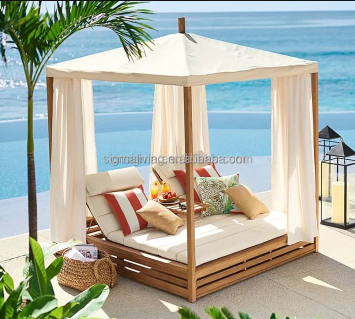 An application scenario or product detail of ​Outdoor Cabana Daybed - Image 16