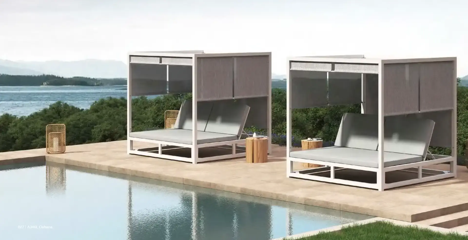 An application scenario or product detail of outdoor cabana daybed - Image 6
