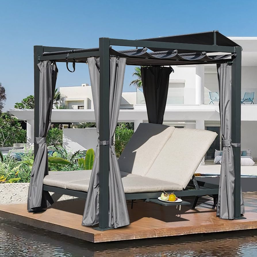 An application scenario or product detail of outdoor cabana daybed - Image 14