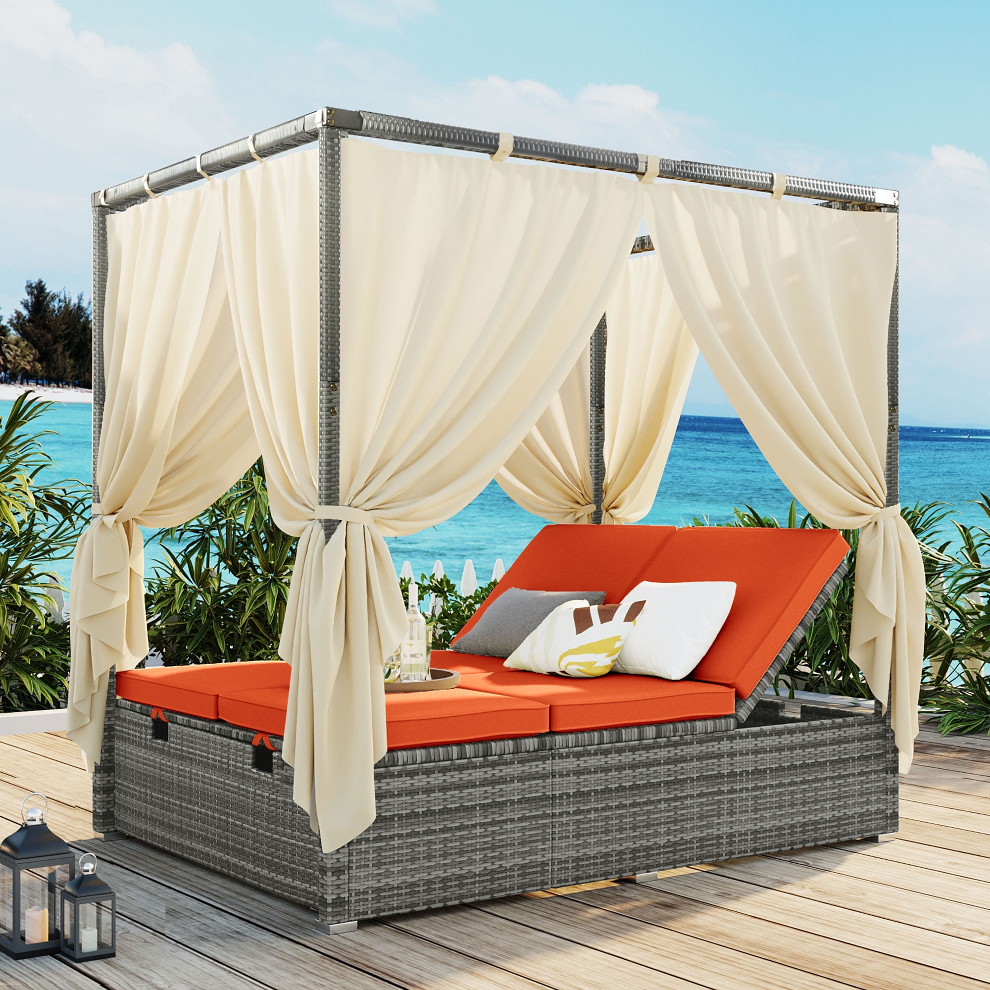 An application scenario or product detail of outdoor canopy daybed - Image 8