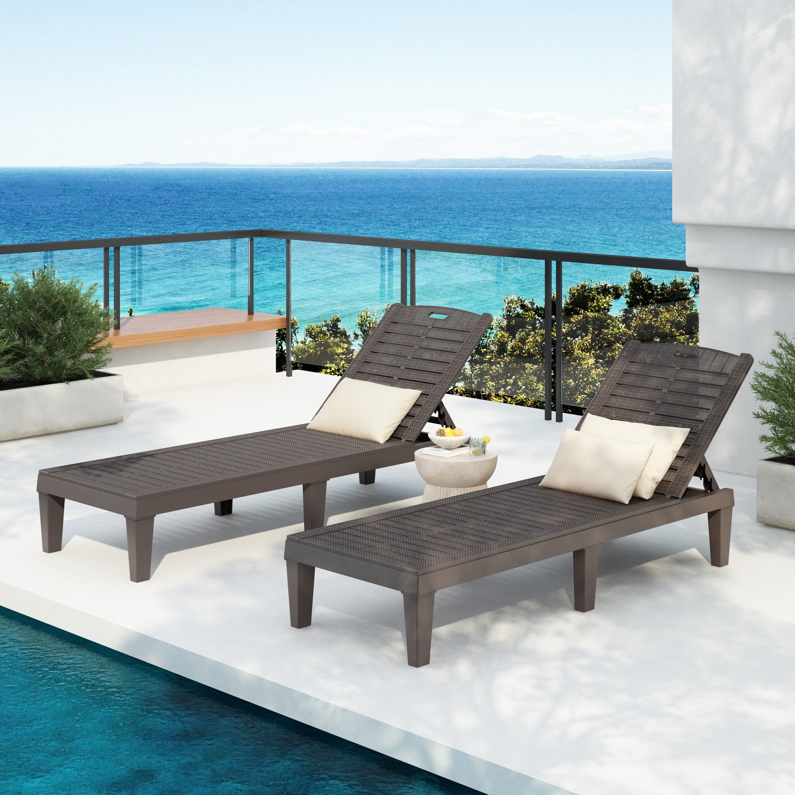 An application scenario or product detail of outdoor chaise lounge chair set - Image 21