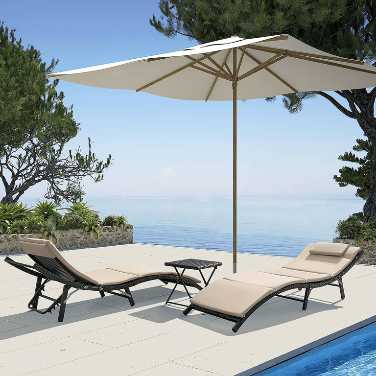 An application scenario or product detail of outdoor chaise lounge chair sets - Image 9