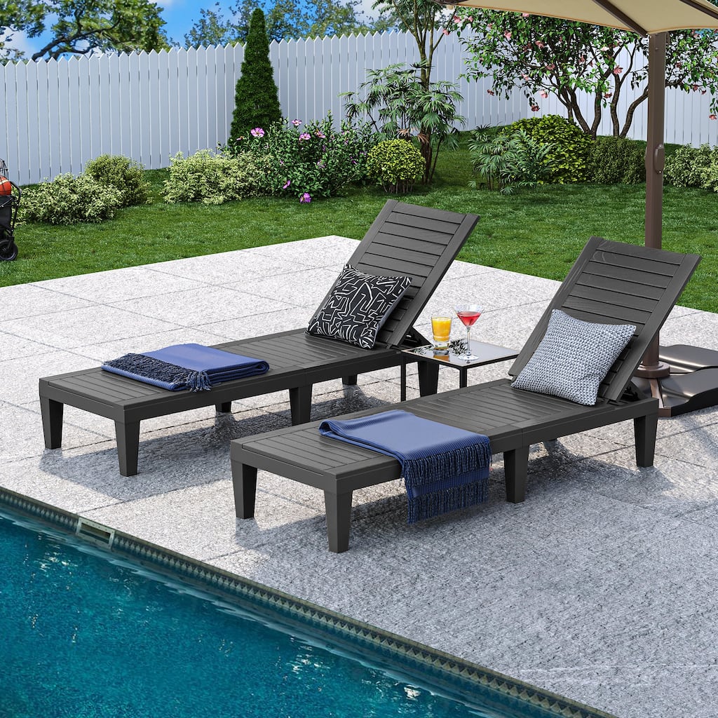 An application scenario or product detail of outdoor chaise lounge chair sets - Image 19