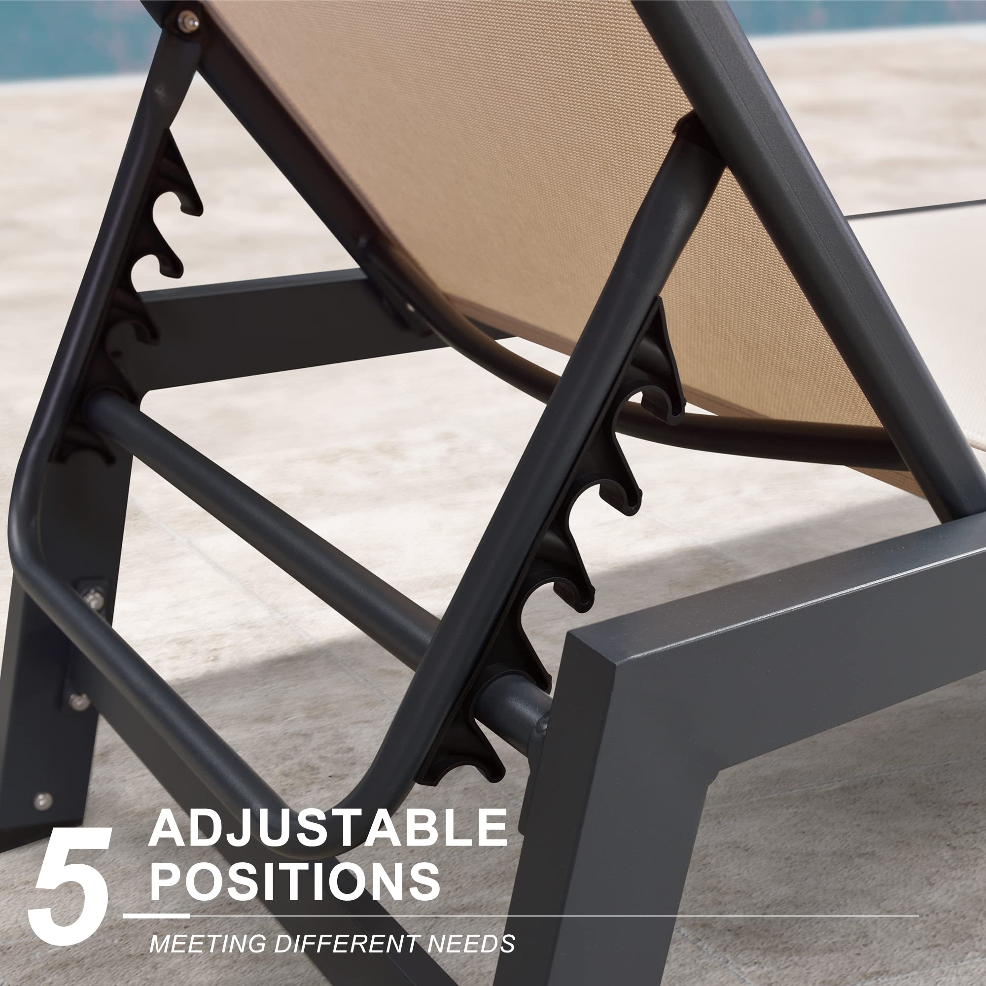 An application scenario or product detail of outdoor chaise lounge set - Image 19