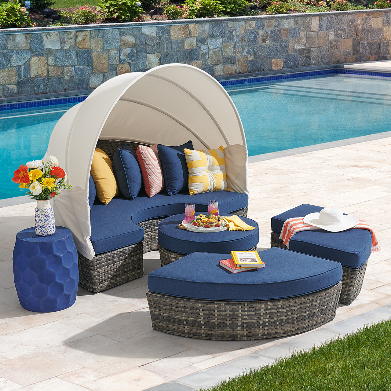 An application scenario or product detail of outdoor corner daybed - Image 19