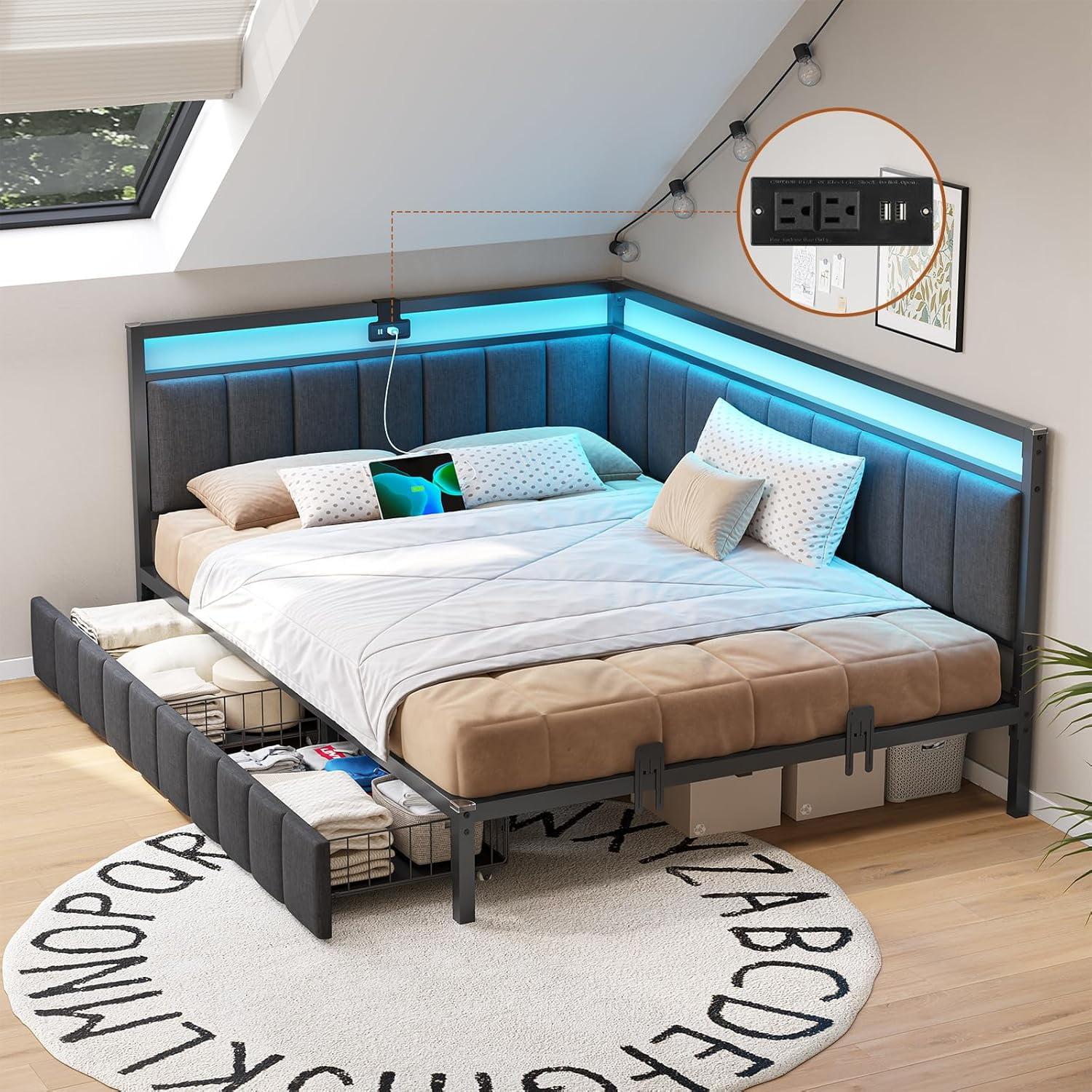 An application scenario or product detail of outdoor corner daybed - Image 20