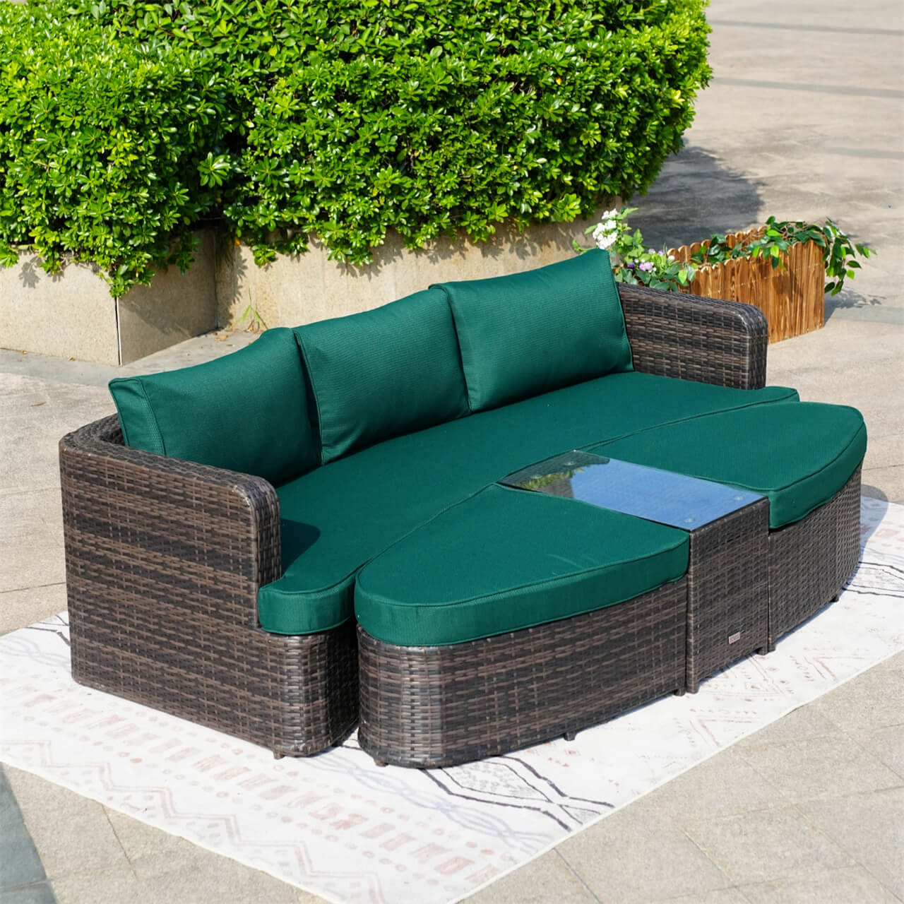 An application scenario or product detail of outdoor corner daybed - Image 21