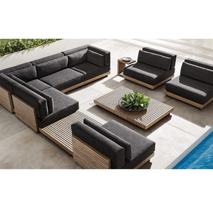 An application scenario or product detail of outdoor corner sofa - Image 12