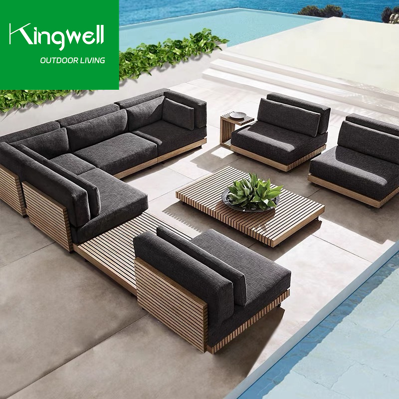An application scenario or product detail of outdoor corner sofa - Image 20