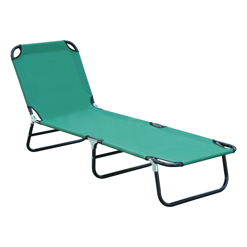 An application scenario or product detail of outdoor folding chaise lounger - Image 14