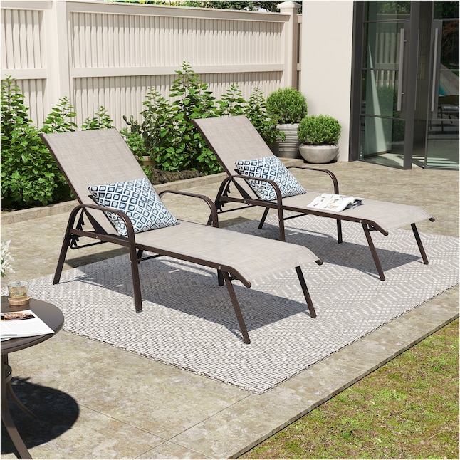 An application scenario or product detail of outdoor furniture chaise lounge - Image 12