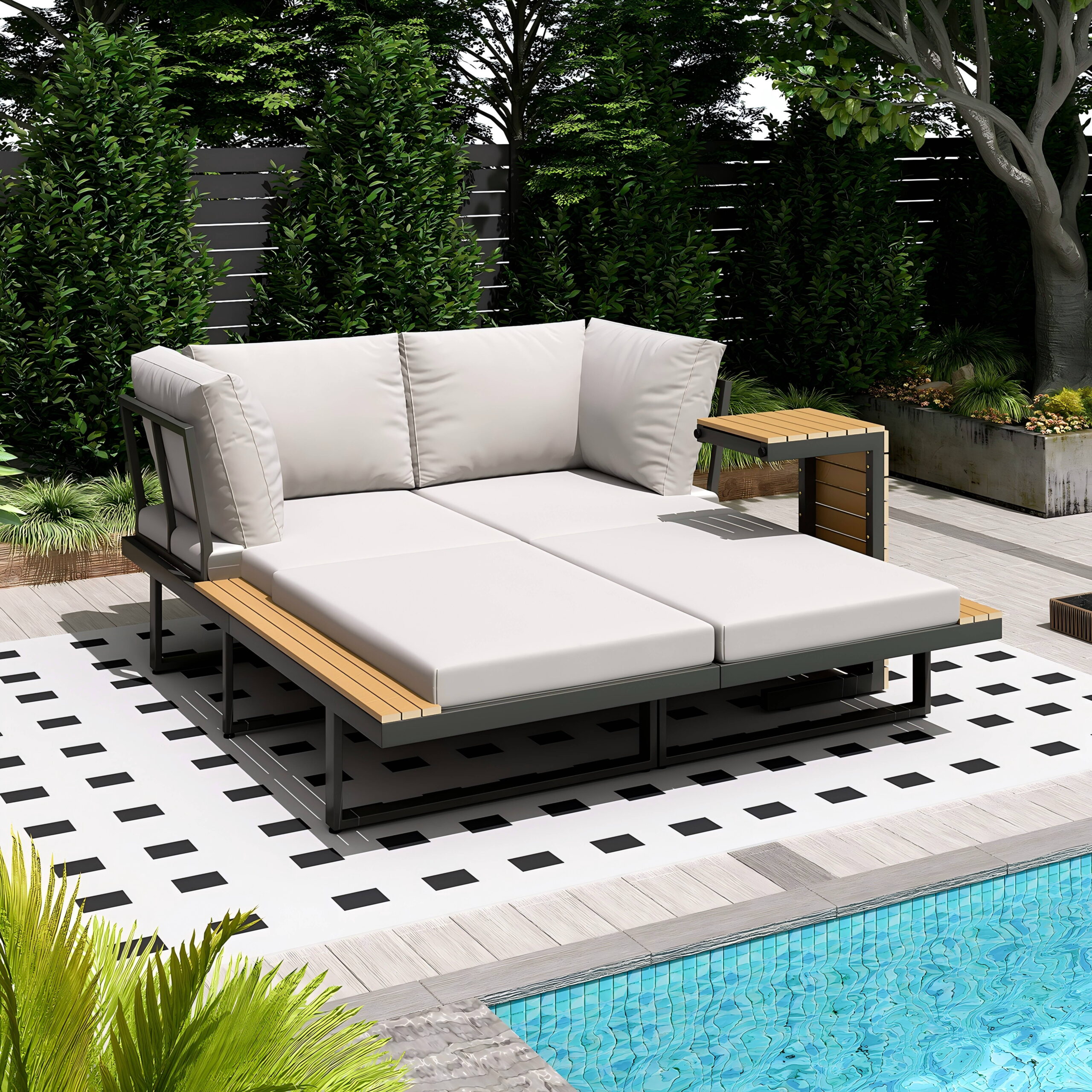 An application scenario or product detail of outdoor furniture sofa - Image 9