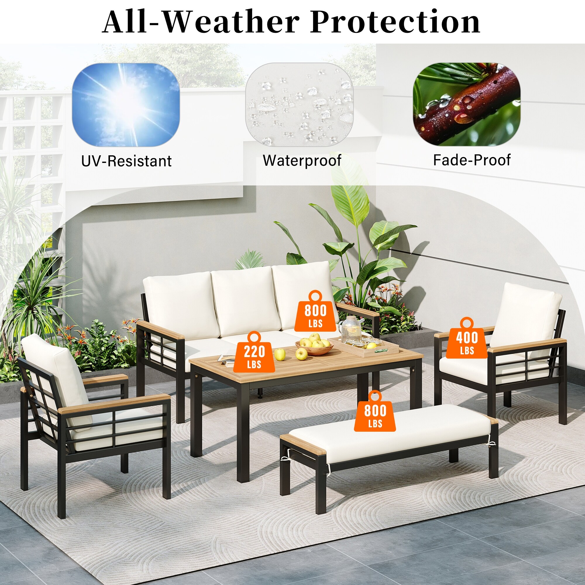 An application scenario or product detail of outdoor furniture sofa sets - Image 16