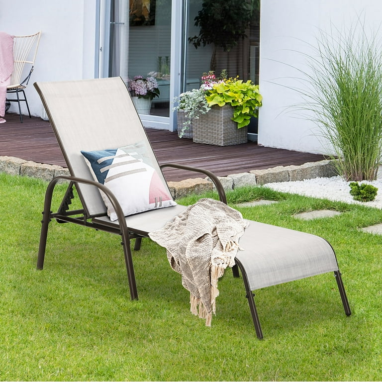 An application scenario or product detail of outdoor lounge chairs chaise lounge - Image 8