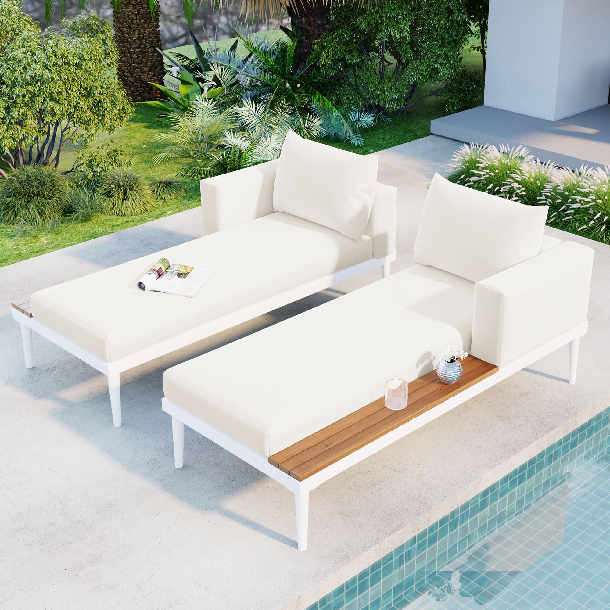 An application scenario or product detail of outdoor lounge daybed - Image 9