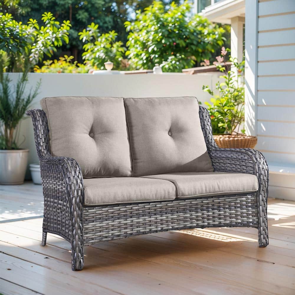An application scenario or product detail of outdoor loveseat sofa - Image 2