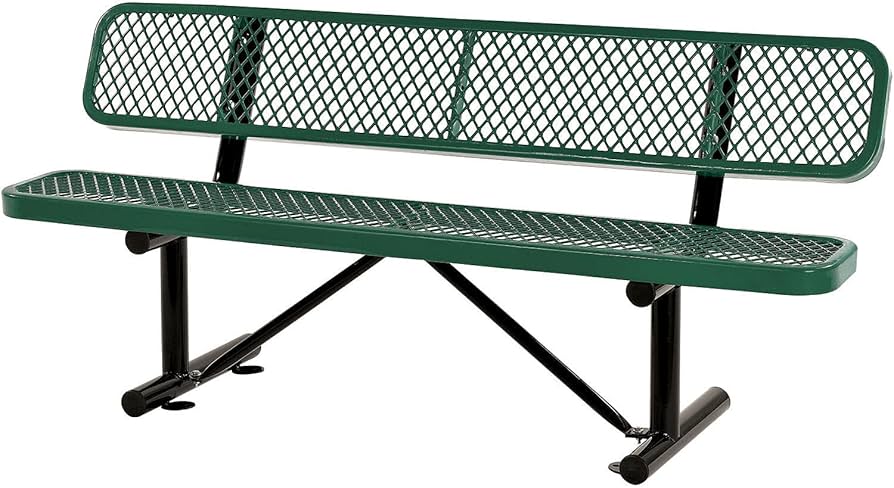 An application scenario or product detail of outdoor metal benches - Image 4