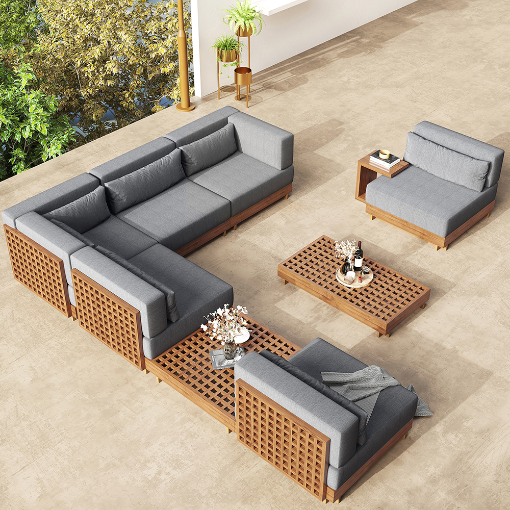 An application scenario or product detail of outdoor modular sofa - Image 6
