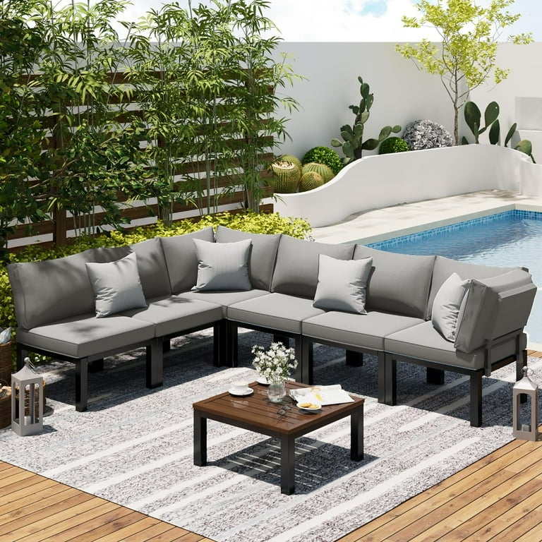 An application scenario or product detail of outdoor patio sofa - Image 12