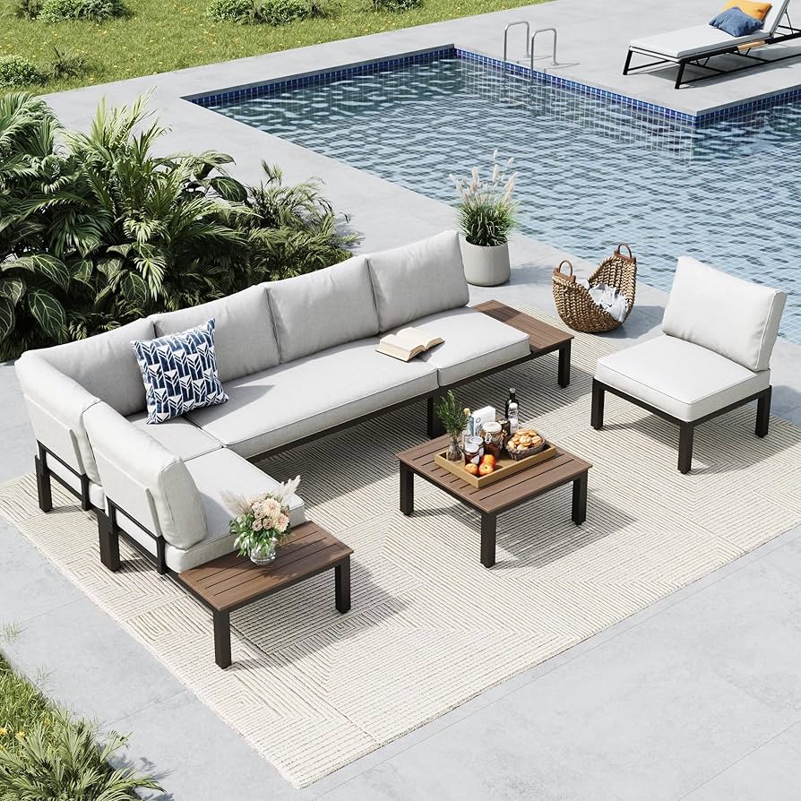An application scenario or product detail of outdoor patio sofa - Image 19